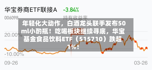 年轻化大动作，白酒龙头联手发布50ml小酌瓶！吃喝板块继续寻底	，华宝基金食品饮料ETF（515710）跌超1%！-第2张图片