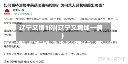 辽宁又增1例(辽宁又增加一例)-第3张图片
